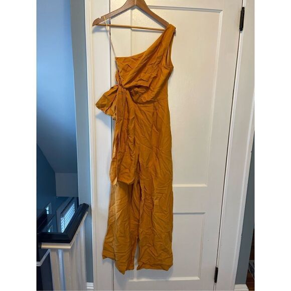 c/meo collective - show them the shoulder jumpsuit pantsuit wide leg wrap size 2 - Picture 8 of 12